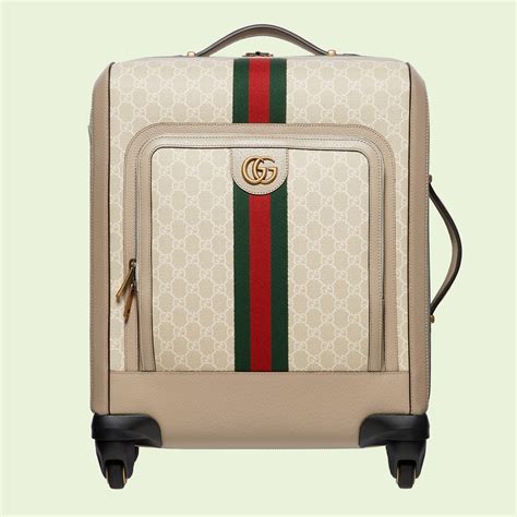 gucci men's tonneau|Gucci luggage trolley.